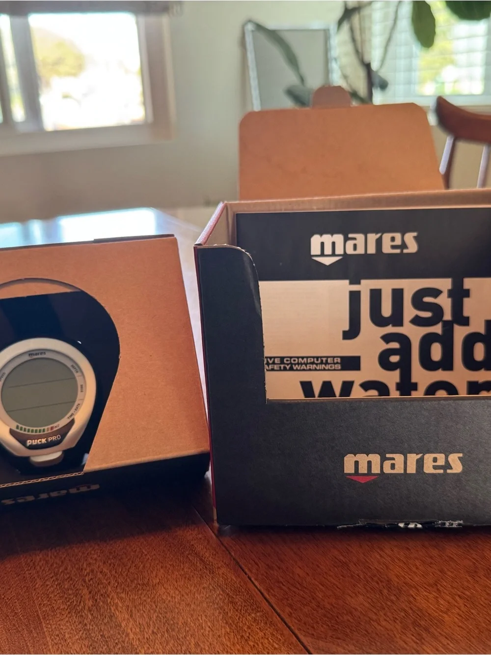 Mares Puck Pro Dive Computer Wristwatch - White/Black